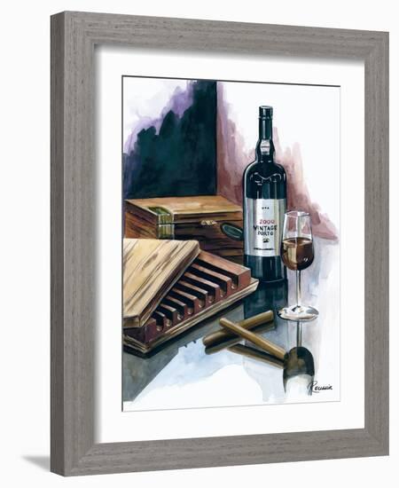 Cigar Press-Heather French-Roussia-Framed Art Print