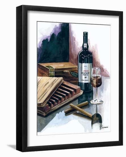 Cigar Press-Heather French-Roussia-Framed Art Print