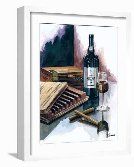 Cigar Press-Heather French-Roussia-Framed Art Print