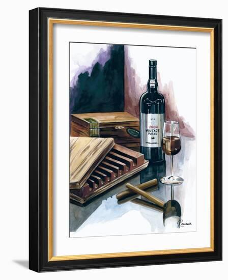 Cigar Press-Heather French-Roussia-Framed Art Print