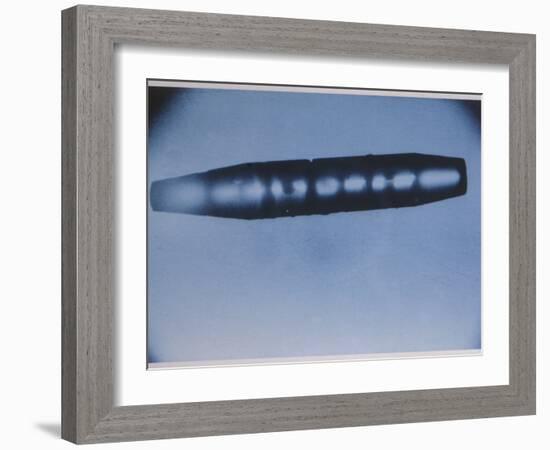 Cigar-Shaped Venusian Interplanetary UFO-null-Framed Photographic Print