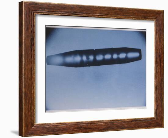 Cigar-Shaped Venusian Interplanetary UFO-null-Framed Photographic Print