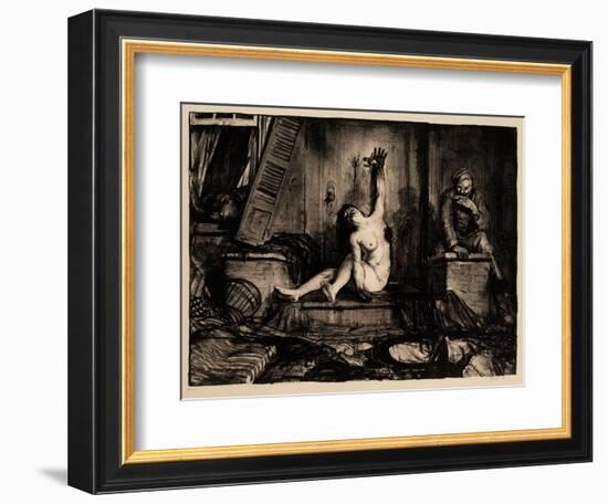 Cigarette, 1918-George Wesley Bellows-Framed Giclee Print