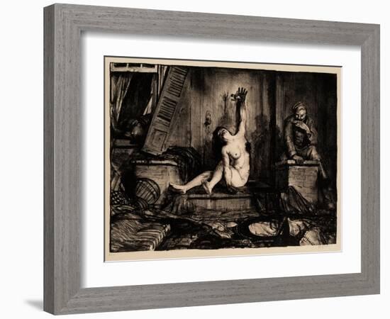 Cigarette, 1918-George Wesley Bellows-Framed Giclee Print