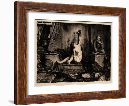 Cigarette, 1918-George Wesley Bellows-Framed Giclee Print