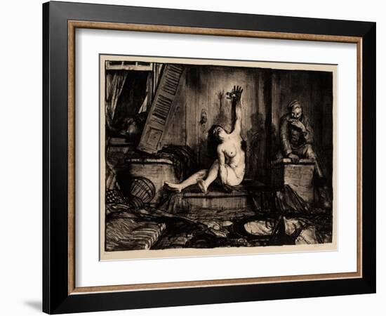 Cigarette, 1918-George Wesley Bellows-Framed Giclee Print