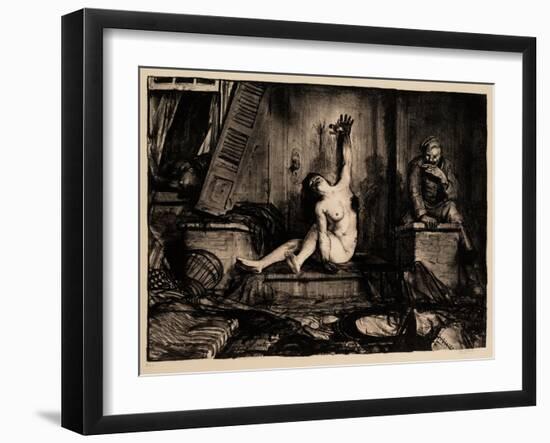 Cigarette, 1918-George Wesley Bellows-Framed Giclee Print