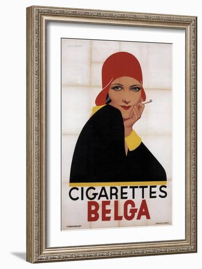 Cigarettes Belga Redhat-Vintage Apple Collection-Framed Giclee Print