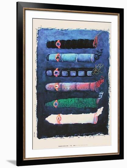 Cigarillos-Elvis Lopez-Framed Collectable Print