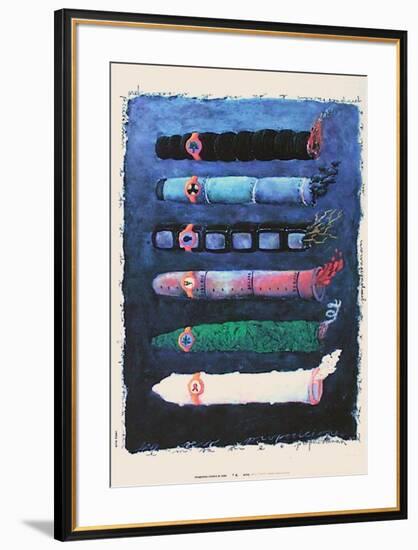 Cigarillos-Elvis Lopez-Framed Collectable Print