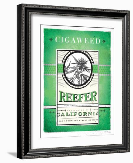 Cigaweed California Reefer-JJ Brando-Framed Art Print