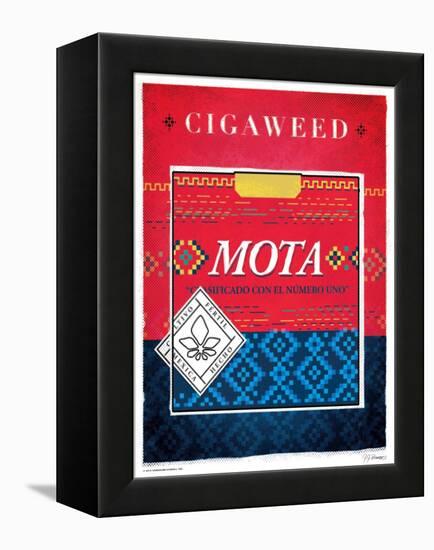 Cigaweed Mota-JJ Brando-Framed Stretched Canvas