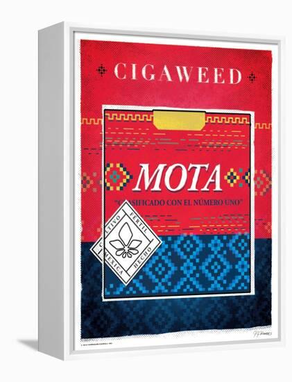 Cigaweed Mota-JJ Brando-Framed Stretched Canvas