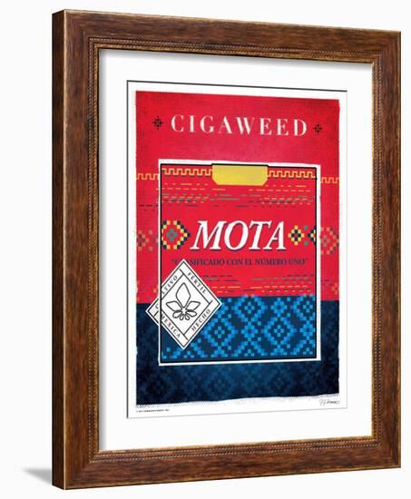 Cigaweed Mota-JJ Brando-Framed Art Print