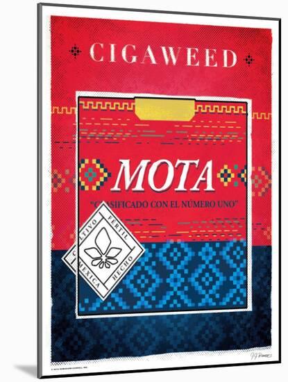 Cigaweed Mota-JJ Brando-Mounted Art Print