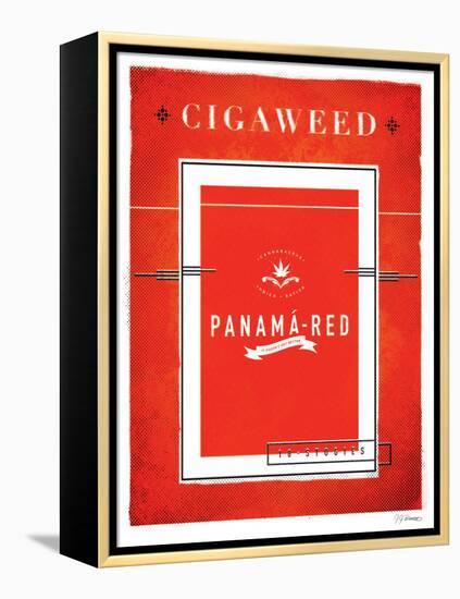 Cigaweed Panama Red-JJ Brando-Framed Stretched Canvas
