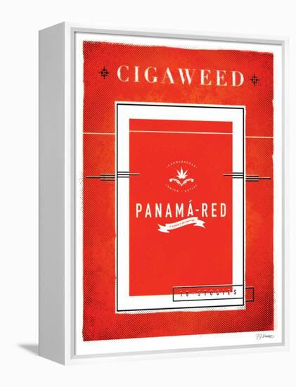 Cigaweed Panama Red-JJ Brando-Framed Stretched Canvas