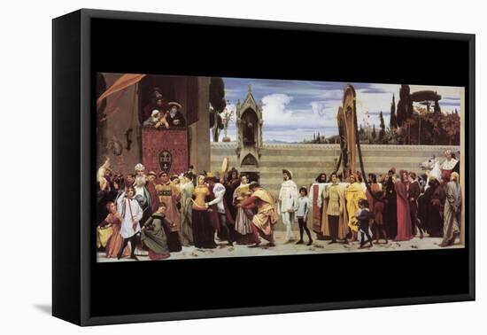 Cimabue's Celebrated Madonna-Frederick Leighton-Framed Stretched Canvas