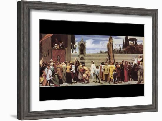 Cimabue's Celebrated Madonna-Frederick Leighton-Framed Art Print