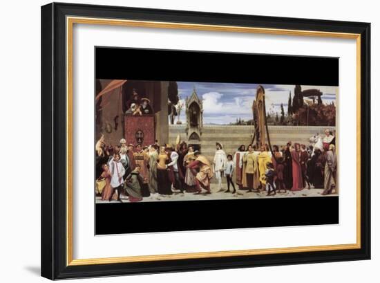 Cimabue's Celebrated Madonna-Frederick Leighton-Framed Art Print