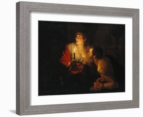 Cimon Und Pero-Gerrit van Honthorst-Framed Giclee Print