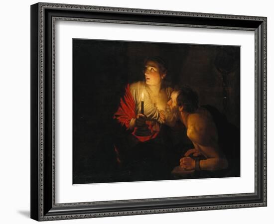 Cimon Und Pero-Gerrit van Honthorst-Framed Giclee Print