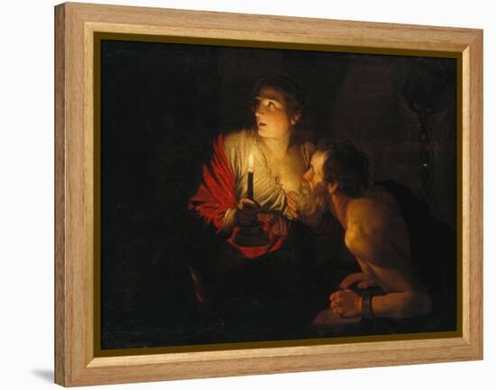 Cimon Und Pero-Gerrit van Honthorst-Framed Premier Image Canvas