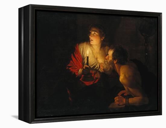 Cimon Und Pero-Gerrit van Honthorst-Framed Premier Image Canvas
