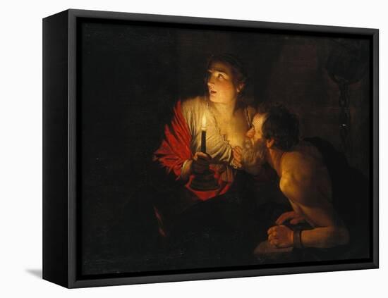 Cimon Und Pero-Gerrit van Honthorst-Framed Premier Image Canvas