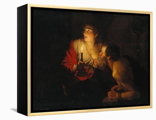 Cimon Und Pero-Gerrit van Honthorst-Framed Premier Image Canvas