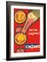 Cin Cin Cinzano - Asti Spumante - Italian Sparkling Wine-Pacifica Island Art-Framed Art Print