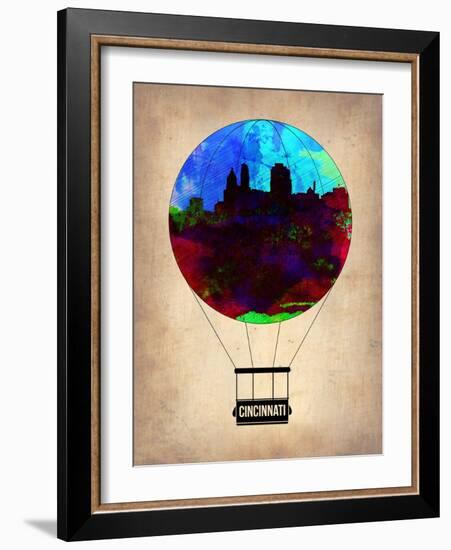 Cincinnati Air Balloon-NaxArt-Framed Art Print