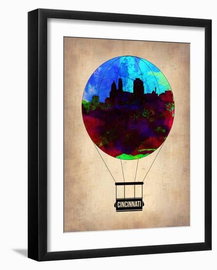 Cincinnati Air Balloon-NaxArt-Framed Art Print