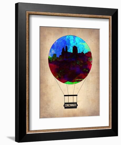 Cincinnati Air Balloon-NaxArt-Framed Art Print