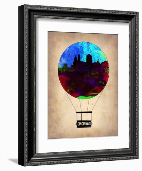 Cincinnati Air Balloon-NaxArt-Framed Art Print