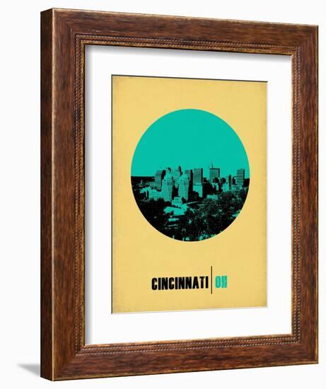 Cincinnati Circle Poster 2-NaxArt-Framed Art Print