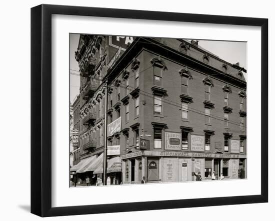 Cincinnati, Hamilton and Dayton Railroad Office, Detroit, Mich.-null-Framed Photo