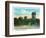 Cincinnati, Ohio - Eden Park Elsinore Tower Scene-Lantern Press-Framed Art Print