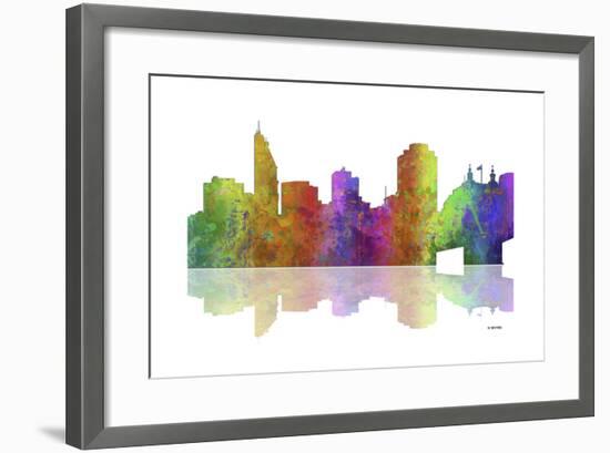 Cincinnati Ohio Skyline 1-Marlene Watson-Framed Giclee Print