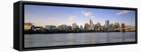 Cincinnati, Ohio, USA-Walter Bibikow-Framed Premier Image Canvas