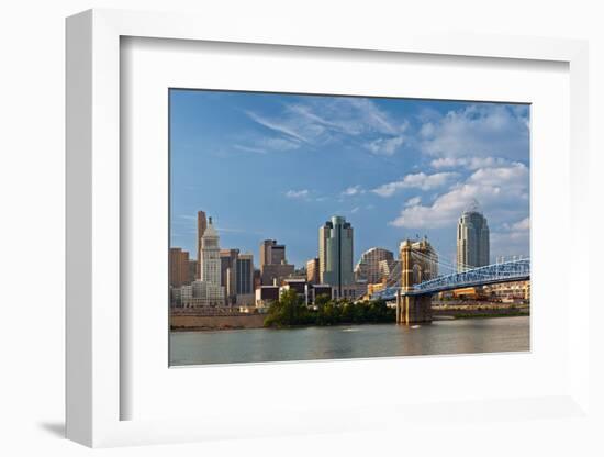 Cincinnati Skyline.-rudi1976-Framed Photographic Print