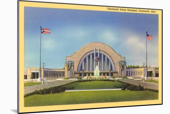 Cincinnati Union Terminal-null-Mounted Art Print