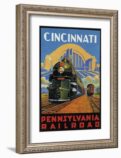 Cincinnati-null-Framed Art Print