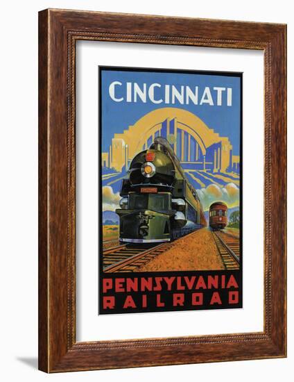 Cincinnati-null-Framed Art Print