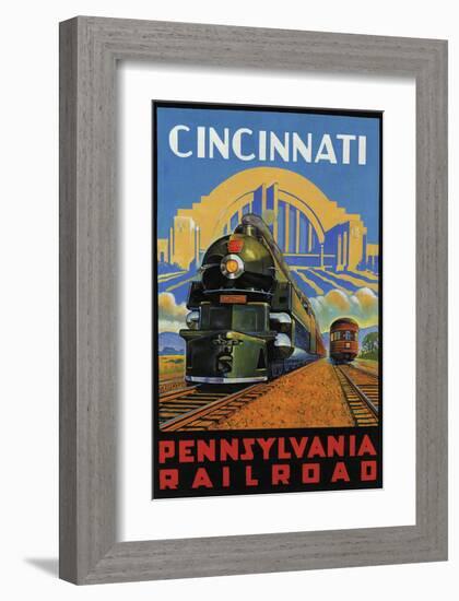 Cincinnati-null-Framed Art Print