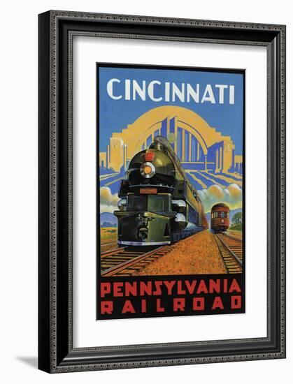 Cincinnati-null-Framed Art Print