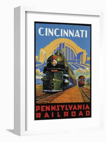 Cincinnati-null-Framed Art Print