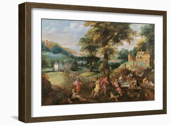 Cincinnatus Receiving the Deputies of Rome-Belgian-Framed Giclee Print