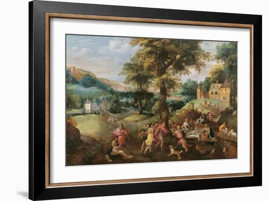 Cincinnatus Receiving the Deputies of Rome-Belgian-Framed Giclee Print