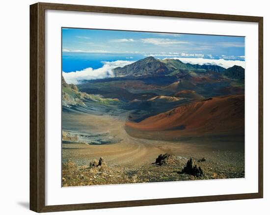 Cinder Cone Crater at Haleakala's Summit, Maui, Hawaii, USA-Adam Jones-Framed Photographic Print